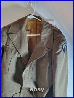 WW2 US Army Air Forces Ike Jacket Size 40R Patches