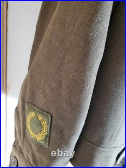 WW2 US Army Air Forces Ike Jacket Size 40R Patches