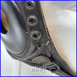 WW2 US Army Air Forces Pilot Leather A-11 Helmet Aviator Cap Fox Chase