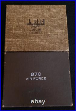 WW2 US Army Air Forces Saddle Finish Leather ID / Card Wallet Dunhill Mfg. & Box