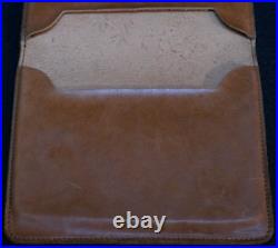 WW2 US Army Air Forces Saddle Finish Leather ID / Card Wallet Dunhill Mfg. & Box