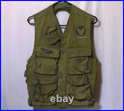 WW2 US Army Air Forces Type C-1 Emergency Vest / Air Force Pilot Wing Pin