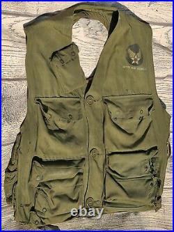 WW2 US Army Air Forces Type C-1 Survival Vest Emergency Sustenance Field Gear