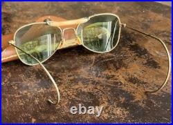 WW2 US Army Air Forces Type Pilot Sunglasses and Case