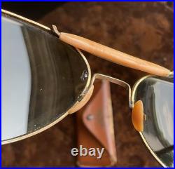 WW2 US Army Air Forces Type Pilot Sunglasses and Case