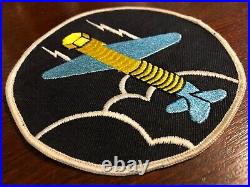 WW2 US Army Air Forces USAAF 365th Fighter Squadron 5 Twill Jacket Patch CLEAN