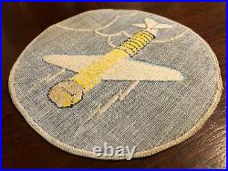 WW2 US Army Air Forces USAAF 365th Fighter Squadron 5 Twill Jacket Patch CLEAN