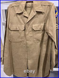 WW2 US Army Air Forces (USAAF) Unfiorm Ike Jacket, Pants, Belt, Tie, 2 Shirts