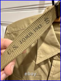 WW2 US Army Air Forces (USAAF) Unfiorm Ike Jacket, Pants, Belt, Tie, 2 Shirts