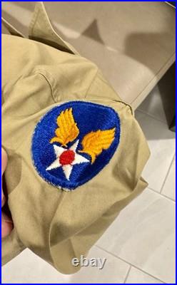 WW2 US Army Air Forces (USAAF) Unfiorm Ike Jacket, Pants, Belt, Tie, 2 Shirts