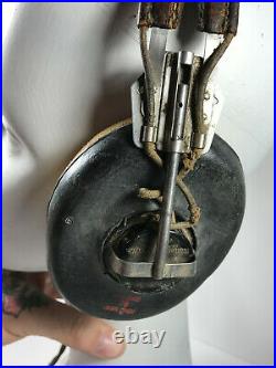 WW2 US Army Airforce Rola Radio Pilot Headphones with Recievers REPAIR