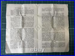 WW2 US Army Eighth Air Force Gen Doolittle Letter