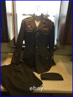 WW2 US Army FAR EAST AIR FORCE Full Uniform Asiatic Pacific Philippines Bars