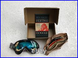 WW2 US Army Military AIR FORCE B-8 Flight Flying Goggles
