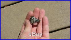 WW2 US Army Military USAAF US AIR FORCE STERLING RING