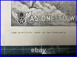 WW2 US Army Rare 8th Air Force Document General Doolittle Letter (Near Mint)