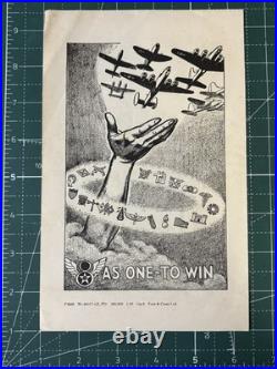 WW2 US Army Rare 8th Air Force Document General Doolittle Letter (Near Mint)