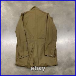WW2 US Army US Military Air Force Flight Suit Type A-4 Spring Loader Zipper Brow