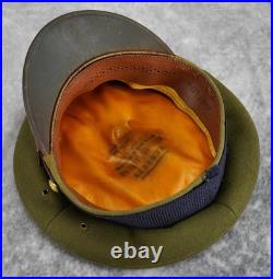 WW2 US Army air corp force cadet military uniform dress visor cap war jacket hat