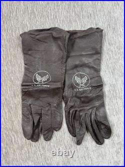 WW2 USAAF Type B-3A Leather Flying Gloves Size 9 US Army Air Force Original