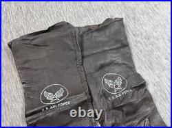 WW2 USAAF Type B-3A Leather Flying Gloves Size 9 US Army Air Force Original