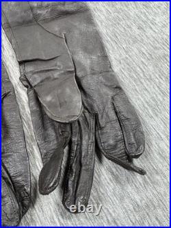 WW2 USAAF Type B-3A Leather Flying Gloves Size 9 US Army Air Force Original