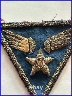 WW2 USAAF US Army 12th Air Force AF Bullion Italian Made Shoulder Patch Insignia
