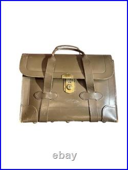 WW2 Vintage Leather US Army Air Force Navigational Briefcase