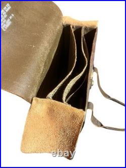 WW2 Vintage Leather US Army Air Force Navigational Briefcase