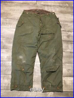 WW2 WWII Army Air Force Type A-10 Alpaca Wool Pants Trousers 38 WBC Clothing US