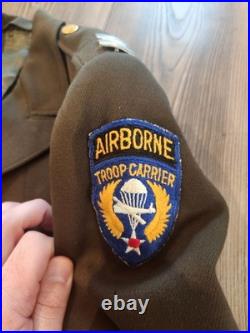 WW2 WWII U. S. Army 12th Air Force Troop Carrier Squadron Uniform