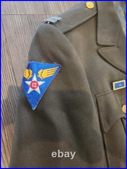 WW2 WWII U. S. Army 12th Air Force Troop Carrier Squadron Uniform