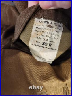 WW2 WWII U. S. Army 7th Army Air Forces Uniform. Laundry Number