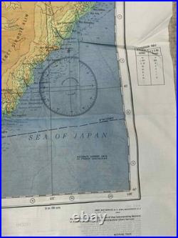 WW2 WWII US Army Air Force Silk Pilot Escape Map 1943 Harbin Spassk-Dal'niy Asia