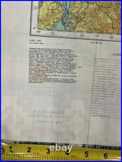 WW2 WWII US Army Air Force Silk Pilot Escape Map 1943 Harbin Spassk-Dal'niy Asia