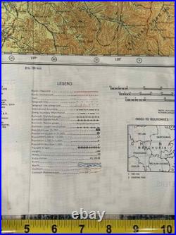 WW2 WWII US Army Air Force Silk Pilot Escape Map 1943 Harbin Spassk-Dal'niy Asia