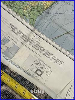 WW2 WWII US Army Air Force Silk Pilot Escape Map 1943 Kanazawa & Sendai JAPAN