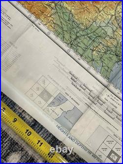 WW2 WWII US Army Air Force Silk Pilot Escape Map 1943 Kanazawa & Sendai JAPAN