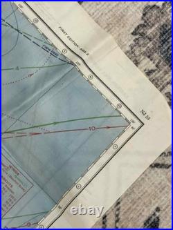 WW2 WWII US Army Air Force Silk Pilot Escape Map 1943 Kanazawa & Sendai JAPAN