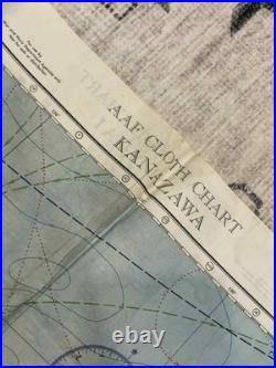 WW2 WWII US Army Air Force Silk Pilot Escape Map 1943 Kanazawa & Sendai JAPAN