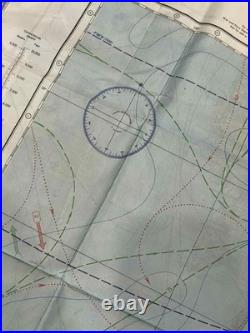 WW2 WWII US Army Air Force Silk Pilot Escape Map 1943 Kanazawa & Sendai JAPAN