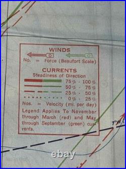 WW2 WWII US Army Air Force Silk Pilot Escape Map 1943 Kanazawa & Sendai JAPAN
