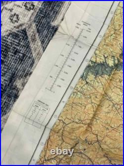 WW2 WWII US Army Air Force Silk Pilot Escape Map 1943 Keijo Japan Vladivostok
