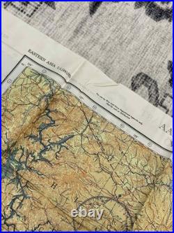 WW2 WWII US Army Air Force Silk Pilot Escape Map 1943 Keijo Japan Vladivostok
