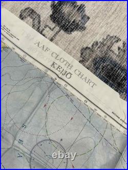 WW2 WWII US Army Air Force Silk Pilot Escape Map 1943 Keijo Japan Vladivostok