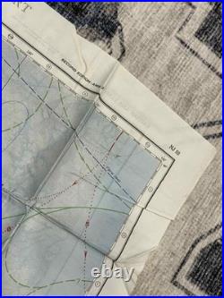 WW2 WWII US Army Air Force Silk Pilot Escape Map 1943 Keijo Japan Vladivostok
