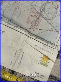 WW2 WWII US Army Air Force Silk Pilot Escape Map 1943 Keijo Japan Vladivostok