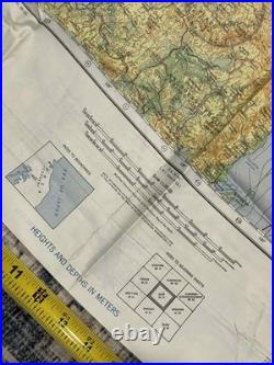 WW2 WWII US Army Air Force Silk Pilot Escape Map 1943 Keijo Japan Vladivostok