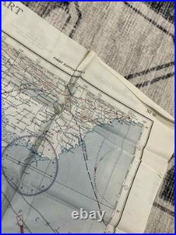 WW2 WWII US Army Air Force Silk Pilot Escape Map 1944 Peking & Ryojun CHINA CBI