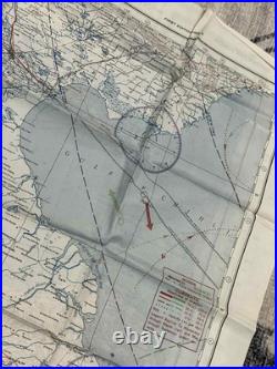 WW2 WWII US Army Air Force Silk Pilot Escape Map 1944 Peking & Ryojun CHINA CBI